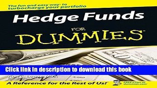 Books Hedge Funds For Dummies Free Online