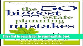 Books The 50 Biggest Estate Planning Mistakes...and How to Avoid Them Full Online
