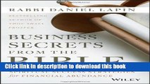 Books Business Secrets from the Bible: Spiritual Success Strategies for Financial Abundance Full