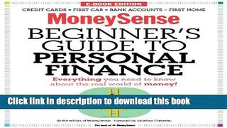 Books The MoneySense Beginner s Guide to Personal Finance Free Online