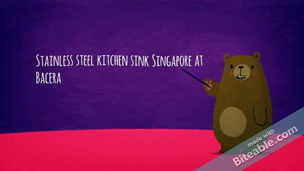 stainless steel kitchen sink Singapore