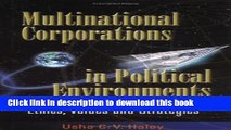 Books Multinational Corporations in Political Environments: Ethics Values Full Online KOMP