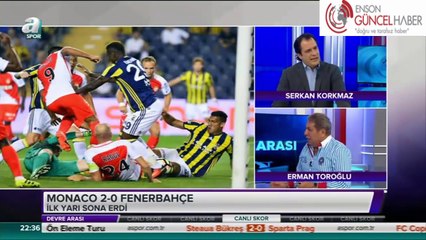 03 Agustos 2016 Monaco-Fenerbahçe Maçına yapılan Yorum ve Maç özeti