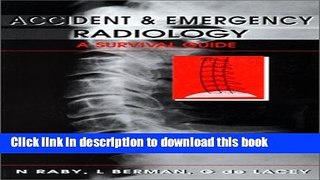 PDF  Accident and Emergency Radiology: A Survival Guide, 1e  Online KOMP B