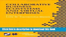 Ebook Collaborative Business Ecosystems and Virtual Enterprises: IFIP TC5 / WG5.5 Third Working