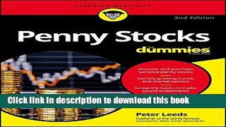 Books Penny Stocks For Dummies Free Online