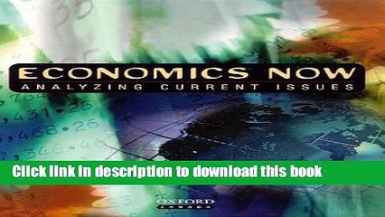 Books Economics Now: Analyzing Current Issues Free Download KOMP