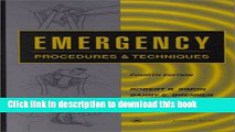 Read Emergency Procedures and Techniques (Emergency Procedures and Techniques (Simon)) Ebook Free