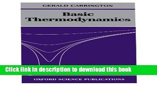 Books Basic Thermodynamics Full Online