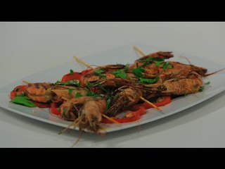 جمبري مشوي علي الطريقة المكسيكية | هشام السيد