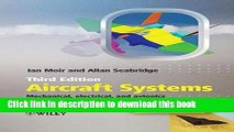Books Aircraft Systems: Mechanical, Electrical and Avionics Subsystems Integration Free Online