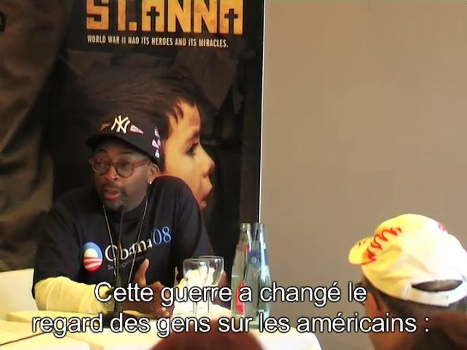 Spike Lee présentait son film, Miracle à Santa Anna.