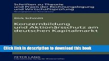 PDF  Konzernbildung und AktionÃ¤rsschutz am deutschen Kapitalmarkt (Schriften zu Theorie und