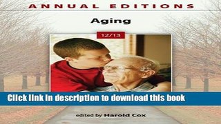 Read Annual Editions: Aging 12/13 Ebook Free