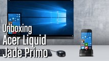 Unboxing del Acer Liquid Jade Primo: El smartphone PC