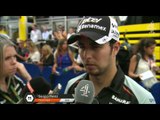 C4F1: Sergio Perez Post Race Interview (2016 German Grand Prix)