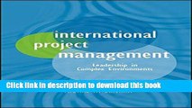Books International Project Management: Leadership in Complex Environments Free Online