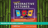 DOWNLOAD Thiagi s Interactive Lectures: Power Up Your Training With Interactive Games and
