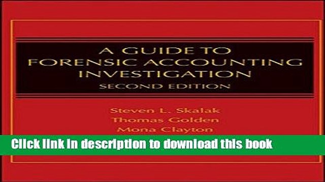 Download A Guide to Forensic Accounting Investigation Free Books