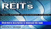 Download Books Investing in REITs: Real Estate Investment Trusts (Bloomberg) PDF Free