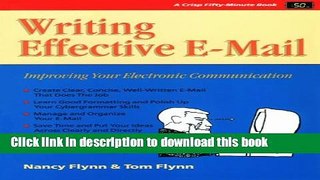 Ebook Writing Effective E-mail Full Online