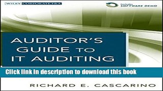 PDF  Auditor s Guide to IT Auditing, + Software Demo  Online