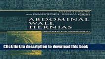 Books Abdominal Wall Hernias: Principles and Management (Bendavid, Abdominal Wall Hernias) Full