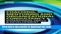 Ebook Coaching, Mentoring and Organizational Consultancy 2E Free Online