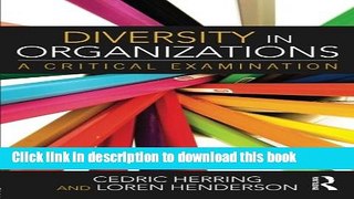 Ebook Diversity in Organizations: A Critical Examination Full Download