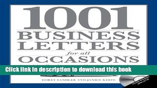 Ebook 1001 Business Letters for All Occasions: From Interoffice Memos and Employee Evaluations to