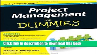Ebook Project Management For Dummies Free Online