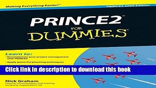 Books PRINCE2 For Dummies Free Online