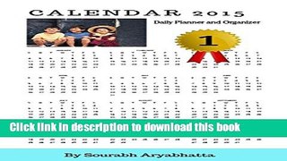 Books Calendar 2015: Daily Planner and Organizer (US Calendar) Free Online