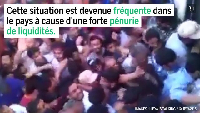 Libye : des files d'attente interminables devant les banques