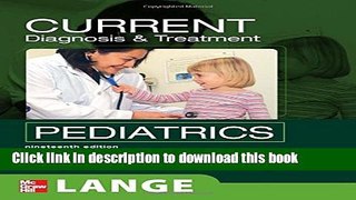 Books CURRENT Diagnosis and Treatment Pediatrics, Nineteenth Edition (LANGE CURRENT Series) Full