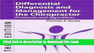 Books Differential Diagnosis and Management for the Chiropractor, Third Edition: Protocols and