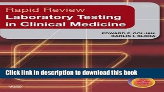 Books Rapid Review Laboratory Testing in Clinical Medicine: with STUDENT CONSULT Access, 1e Full
