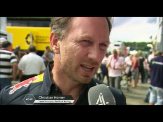 C4F1 Christian Horner Post Race Interview (2016 German Grand Prix)