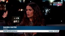 François Hollande et Nicolas Sarkozy mauvais supporters de l’Equipe de France pour Salma Hayek