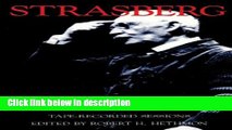 Ebook Strasberg at the Actors Studio: Tape-Recorded Sessions Full Online