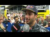 C4F1: Daniel Ricciardo Post Race Interview (2016 German Grand Prix)