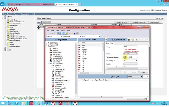 Avaya ACCS 7 - Testing Inbuilt IVR Scripting