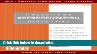Ebook Hollywood Representation Directory 34th Edition Free Online