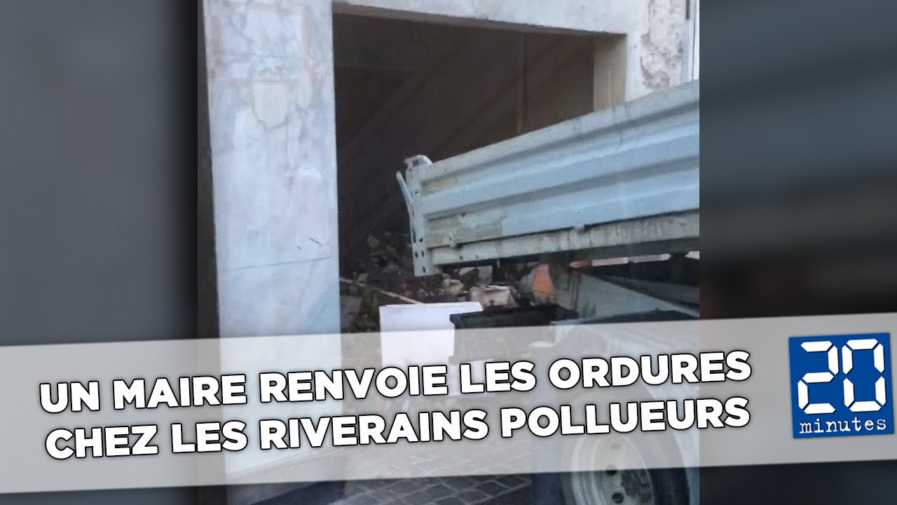 Un maire fait renvoyer les ordures chez les riverains pollueurs