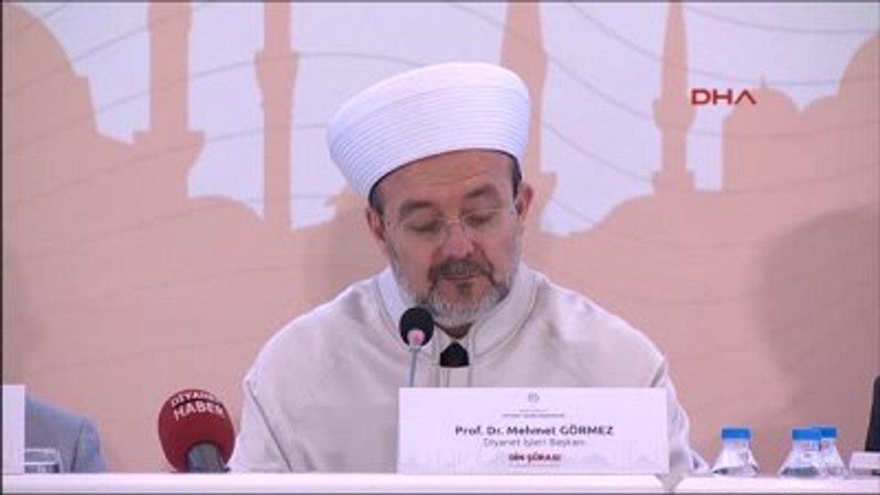 Diyanet İşleri Başkanı Görmez, Olağanüstü Din Şurası Sonuç Bildirgesini Açıkladı 3
