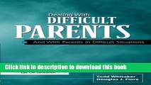 Books Dealing With Difficult Parents And With Parents in Difficult Situations Full Online