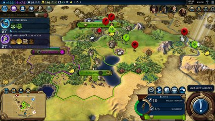 1h30 de gameplay pour Civilization VI