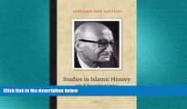 EBOOK ONLINE  Studies in Islamic History   Institutions by Goitein, S. D., Goitein, Shelomo Dov.