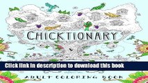 Books Chicktionary: A Survival Guide To Dating Men: A Unique Adult Coloring Book For Grownups With