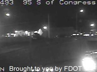 I-95 SB exit, entrance ramps closed at Congress Avenue in Boca Raton